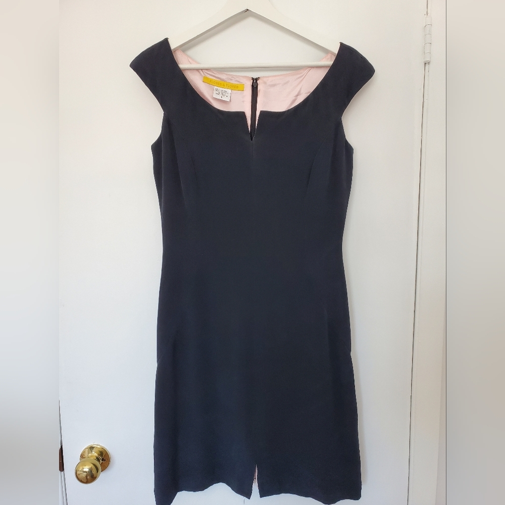 Vintage Black Silk Dress